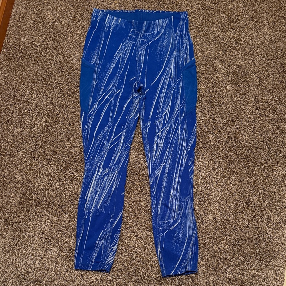 Sports Illustrated Blue Patterned Leggings